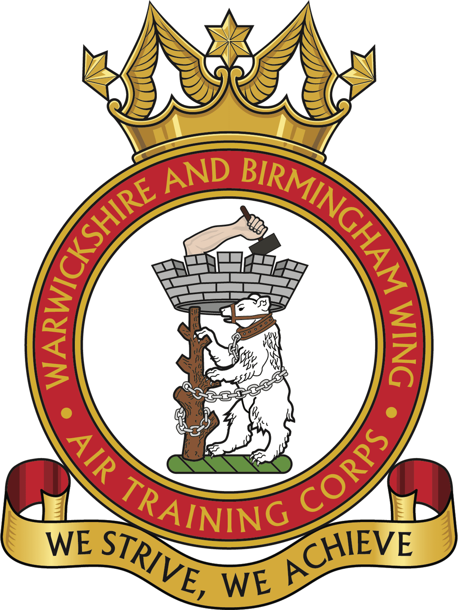Warwickshire and Birmingham Wing crest